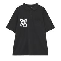 Cropp - Črna polo majica - črna