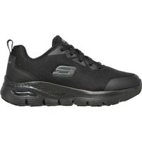 Skechers ARCH FIT SR Дамски работни обувки, черно, размер