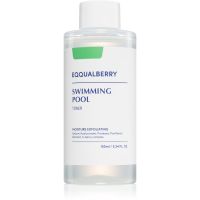 EQQUALBERRY Swimming Pool Toner Feuchtigkeitstonikum mit Peeling-Effekt 155 ml