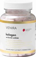 VENIRA Kolagén vo forme srdiečok malina