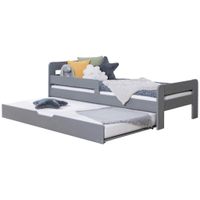 MID.YOU VÝSUVNÁ POSTEĽ, 90/200 cm svetlosivá