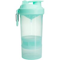 Smartshake Original2GO спортивний шейкер + накопичувач колір Mint Green 600 мл