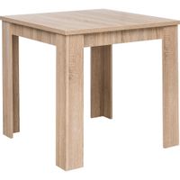 Carryhome JEDÁLENSKÝ STÔL, dub sonoma, 80/75/80 cm