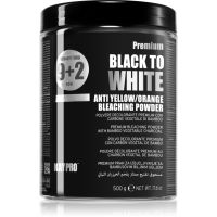 Kaypro Black To White Anti Yellow/Orange Bleaching Powder posvetlitveni puder za lase za profesionalno uporabo 500 g