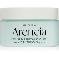 Arencia Fresh Cloud French Mint & Lily делікатний пілінг для тіла та волосся 260 гр