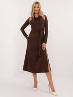 Dress-LK-SK-509792.21P-dark brown