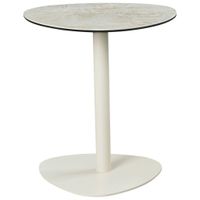 Belluti KONFERENČNÝ STOLÍK, taupe, sivobiela, kov, sklo, keramika, 50/50/54 cm