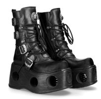 Lederschuhe Frauen - 373 ITALI NOMADA NEGRO NEW SPACE - NEW ROCK - M.373-S2 36