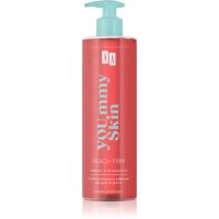 AA Cosmetics YOU.mmy Skin Peach Firm Duschöl mit feuchtigkeitsspendender Wirkung 400 ml