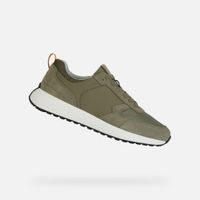 Light green men's sneakers Geox Volpiano - Men's