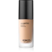 KIKO Milano Unlimited 24H Matte długotrwały podkład matujący z kwasem hialuronowym odcień 6 NG Neutral Gold 30 ml