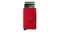 Secrid Miniwallet Original Red-Red Unisex - Peňaženka Secrid - Červená - M-RED-RED-One-size - Size: One size
