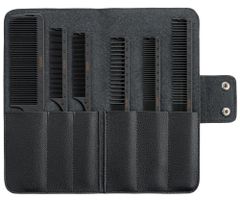 Kompletná sada profesionálnych karbónových hrebeňov s puzdrom Varis Carbon Combs - čierna (364697IE) + darček zadarmo