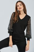 Damen Bluse Cool & Sexy BK5024/Black