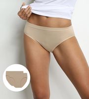 DIM SEAMLESS MAXI BRIEF 2x - Women's Seamless Panties 2 pcs - Nude