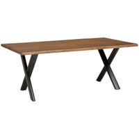 P & B JEDÁLENSKÝ STÔL, akácia, farba vlašského orecha, 200/100/76 cm