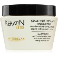 Phytorelax Laboratories Keratin Liss gladilna maska za neobvladljive lase 250 ml