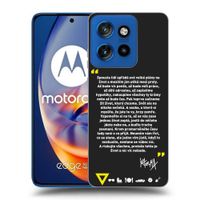 Silikónový čierny obal pre Motorola Edge 50 Neo - Kazma - BUĎTE TROCHU YESMANI