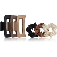 Brushworks Natural Hair Clip & Scrunchie Set подарунковий набір для волосся
