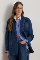 Lauren Ralph Lauren oblekové sako dámske bavlnené