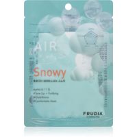 Frudia AIR Snowy платнена маска да уеднакви цвета на кожата 25 мл.