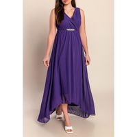 Elegantes Midikleid Graciana, Violett