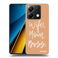 Silikónový čierny obal pre Xiaomi Poco X6 - Boss Mama