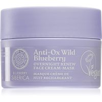 Natura Siberica Anti-Ox Wild Blueberry obnovitvena nočna kremasta maska 50 ml