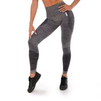 Dámské legíny Boco Wear Grey Melange Push Up  šedá  XS/S