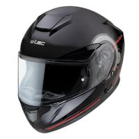 Moto přilba W-TEC Yorkroad Fusion Black Grey Red Glossy XL (61-62)
