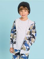 Sinsay - Bluza zapinana z kapturem - wielobarwny