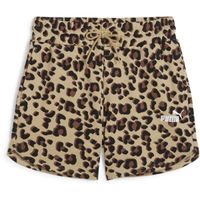 Puma ESSENTIALS+ ANIMAL 5 AOP SHORTS Дамски къси шорти, бежово, размер