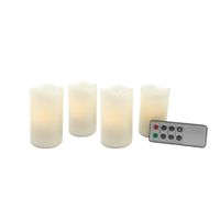 X-Mas LED SVIEČKA plast, prírodné materiály