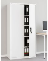 Kovová kancelářská skříň Geneva White