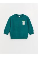 LC Waikiki Crew Neck Long Sleeve Printed Baby Boy Sweatshirt