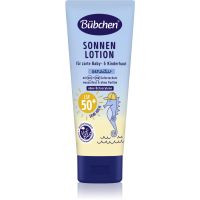 Bübchen Sensitive Sun Lotion SPF 50+ zaštitno mlijeko za sunčanje za djecu SPF 50+ 100 ml