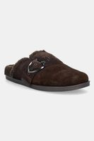 Blauer papuci din piele întoarsă GLADE