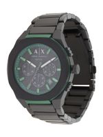 ARMANI EXCHANGE Analogni sat 'Sync'  zelena / crna