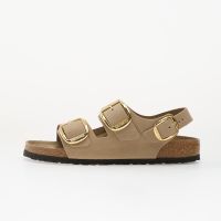 Sneakers Birkenstock Milano Big Buckle Oiled Leather Women Tabacco Brown EUR 37