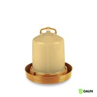 GAUN PREMIUM Napájacka pre hydinu 8L - s hlbokou miskou - s napúštacím štuplom/zlatá