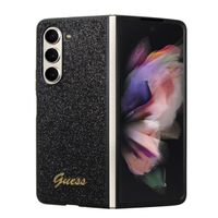 Ovitek GUESS GLITTER FLAKES Samsung Galaxy Z Fold 5 5G črn