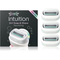 Wilkinson Sword Intuition 2in1 Soap & Shave Nourishing nadomestne britvice 3 kos