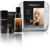 Sebastian Professional Dark Oil Set Potovalni set za sijaj in mehkobo las