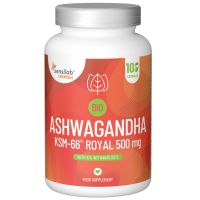 Essentials BIO Ashwagandha KSM-66®ROYAL 500 mg hochdosiert - vegan, 100 Kapseln