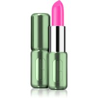 Clinique Pop™ Longwear Lipstick Satin saténový rúž odtieň Delicious Pink 3.9 g