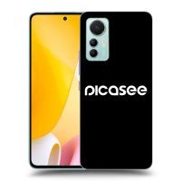 Silikónový čierny obal pre Xiaomi 12 Lite - Picasee - new logo - white