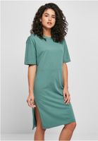 Women's dress with slit green