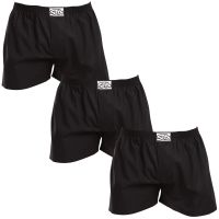 3PACK pánské trenky Styx klasická guma nadrozměr černé (3E0960) 4XL