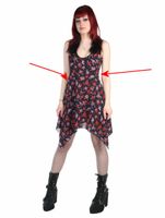 Damenkleid schwarz - BESCHÄDIGT L