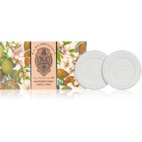 La Florentina Sweet Almonds Sculpted Soap естествен твърд сапун с бадемово масло 2x115 гр.